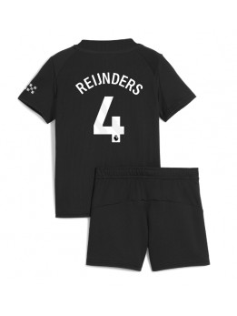 Manchester City Tijjani Reijnders #4 Dječji Gostujuci Dres kompleti 2025-26 Kratak Rukavima (+ kratke hlače)